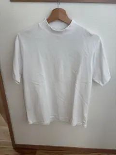 ナノユニバース 汗染み防止 モックネックTシャツ