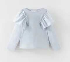 ザラ　フリル長袖シャツ　150 ZARA