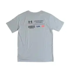 新品・未使用【UNDER ARMOUR】半袖Tシャツ/ロゴ入り/グレー/Mサイズ