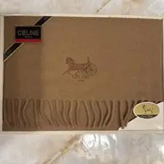 【三連休中値下げ】 CELINE PARIS 膝掛け、ストール