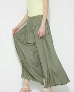 新品未使用　タックギャザーイージーワイドパンツ　PLST　今季