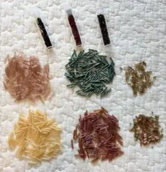 【未使用品】 ヴィンテージ 竹ビーズ他 ハンドメイド刺繍用ビーズセット