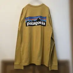 patagonia 長袖カットソー マスタード M〜Lサイズ程度あり