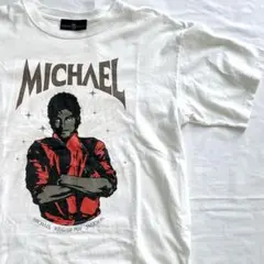 マイケルジャクソン　公式　tシャツ 白　希少　スリラー