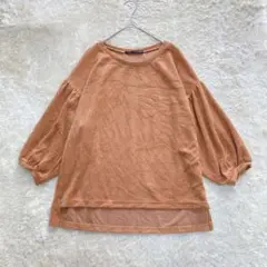 C310 ヘザー Heather チュニック トップス コーデュロイ F 茶色