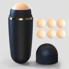 ❣️あぶらとりスティック　あぶら取り　付け替え6個 ブラック