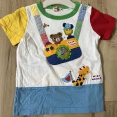 一度着用　ミキハウス　Tシャツ 90cm