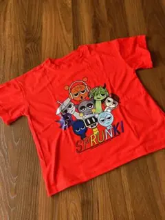スプランキーレッドTeeシャツ　110sizeカラフルイラスト　おまけ付き