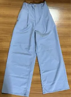 FUN ファン　水色　ワイドパンツ　M