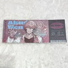 HEROES Half Anniversary チケット風カード 赤城ウェン R