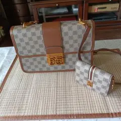 未使用★Bonburl ロゴプリント ショルダーバッグ