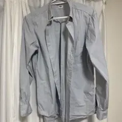 UNIQLO Mサイズ ストライプ長袖シャツ