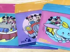 【未使用】TDR 東京ディズニーリゾート クリアファイル3枚