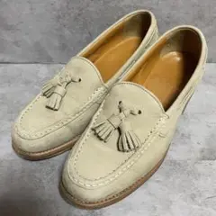 【キタムラ】（22.5）タッセルローファー モカシン ヒール ベージュ