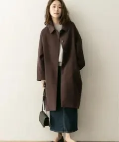 ★美品◆F by ROSSO|サーモライトステンカラーコート