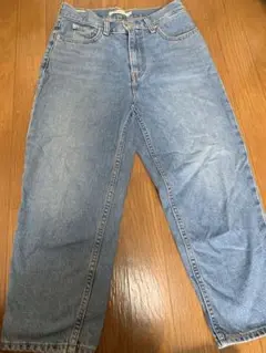 Levi's ライトブルー ワイドレッグジーンズ