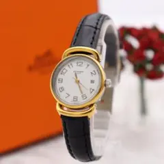 正規品【新品電池】HERMES プルマン/動作良好 人気モデル 定番