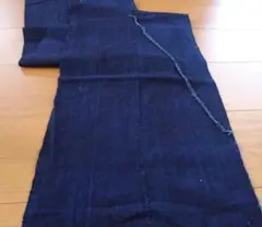 古布　藍染木綿