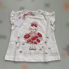 KPウサギのイラスト 半袖Tシャツ 90