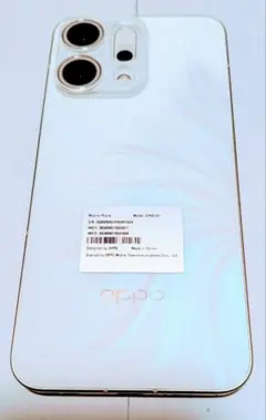 OPPO Reno14 5G オパールホワイトSIMフリー　美品　オマケ付き