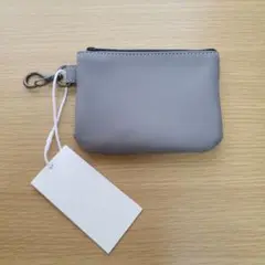 新品未使用　tonto　ミニポーチ　グレー×ブラック