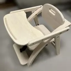 大和屋 アーチ木製ローチェアⅢ ホワイトウォッシュ