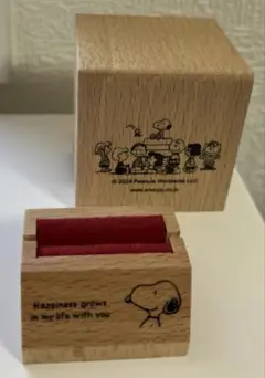 【限定品】スヌーピー　リングケース　木製