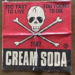 CREAM SODA クリームソーダ クッションカバー 角ドクロ ヒョウ柄