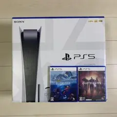 PS5本体 ソフト2本付 コントローラーなし