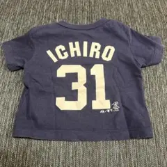 イチロー 31 ヤンキース Tシャツ ネイビー