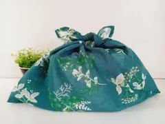 あずま袋◆手拭い◆エコバック◆コンビニバック◆ハンドメイド【リーフ柄】