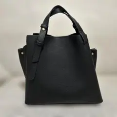 ROPE‘ PICNIC ブラックレザーショルダーバッグ