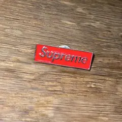 supreme box logo pins ピンバッジ