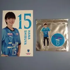渋谷巴菜　No.15　アクリルスタンド　ニッパツ横浜FCシーガルズ