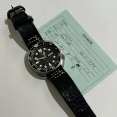 SEIKO サードダイバー6309-7040 自動巻き150m 純正ベルト付 セイコー サードダイバー 6309-7040 海外仕様 英語／ローマ数字