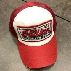ロゴ メッシュ キャップ 　 帽子 アメカジ トラッカー