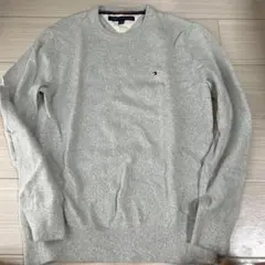TOMMY HILFIGER グレー ニットセーター