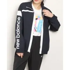 新品 希少 L newbalance ゴルフ ストレッチジャケット 紺 US M