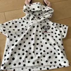 試着のみ　futafuta 半袖パーカー　101匹　ダルメシアン