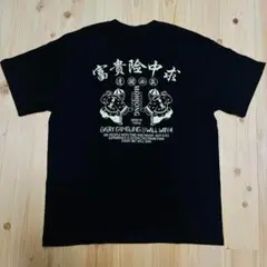 麻雀クラブ 個性的 ティーシャツ 夏 半袖 メンズ 新品 XL ２XL黒