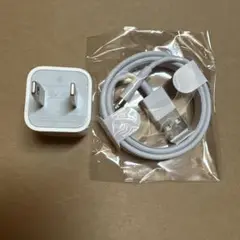 Apple 純正品質 電源アダプター充電器　iPhoneライトニングケーブル