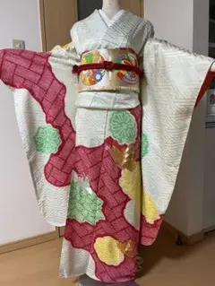豪華絞り振袖と袋帯セット破格