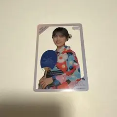 柴田柚菜　乃木坂46 購入特典　C賞　個別クリアカード　8月ver