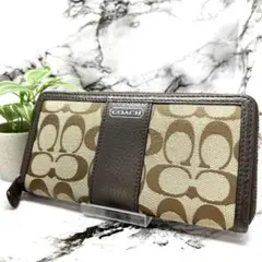 COACH ラウンドファスナー 長財布 3839