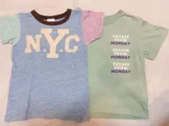 BREEZE 120半袖カラフルTシャツ 2枚セット