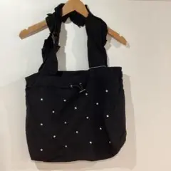 ビジューつきトート