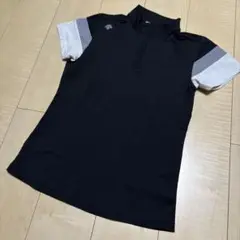 デサント　ゴルフ　レディース ゴルフ ポロシャツ L黒/白