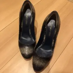セルジオ ロッシ パイソン パンプス ハイヒール