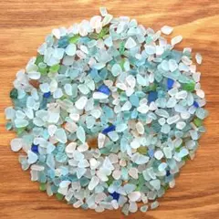 小粒シーグラス MIXカラー150g ②