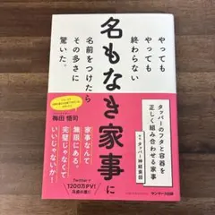 やってもやっても終わらない名もなき家事に名前をつけたらその多さに驚いた。